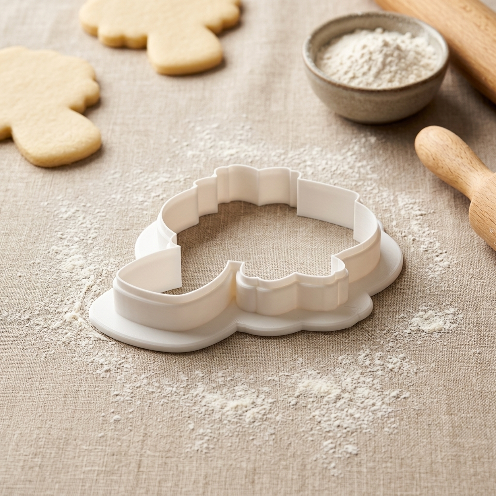 Hanami Sakura Lantern Cookie Cutter, 3D Printed Food Theme Cutter