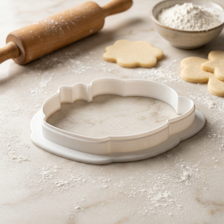 Songkran Water Bowl Cookie Cutter, 3D Printed Birthday Party Cutter