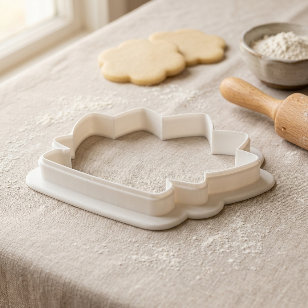 Vesak Lotus Lantern Cookie Cutter, 3D Printed Birthday Party Cutter