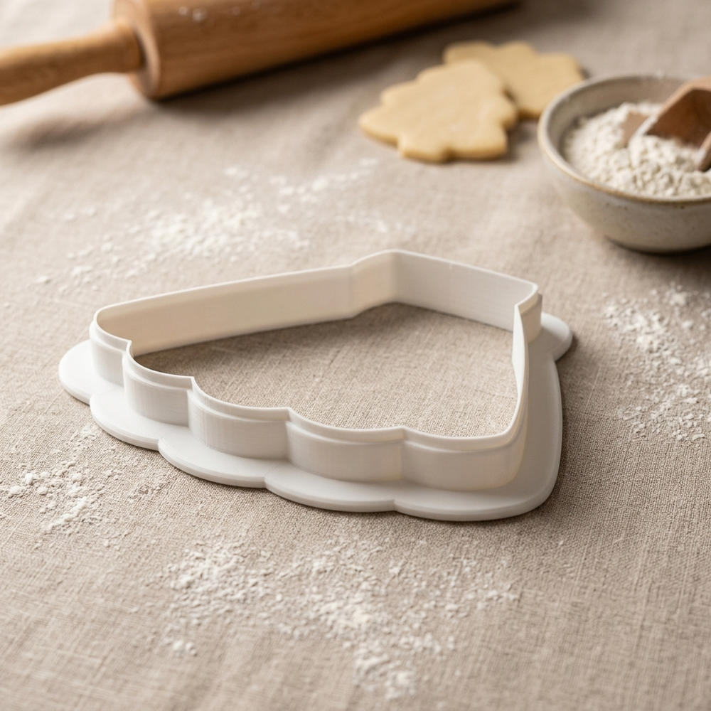 Navratri Garba Skirt Cookie Cutter, 3D Printed South Asian Festival Cutter