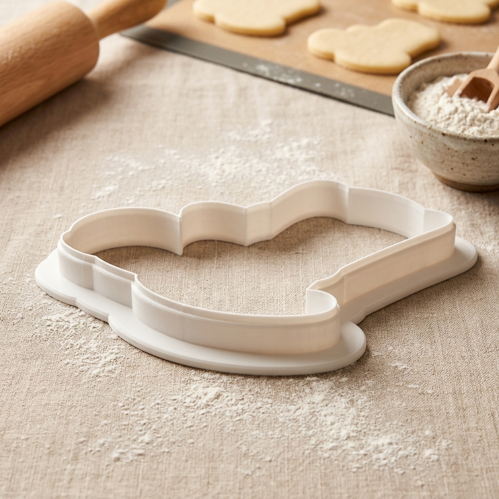 Grandparents Day Rocking Chair Heart Cookie Cutter, 3D Printed Family Gift Cutter