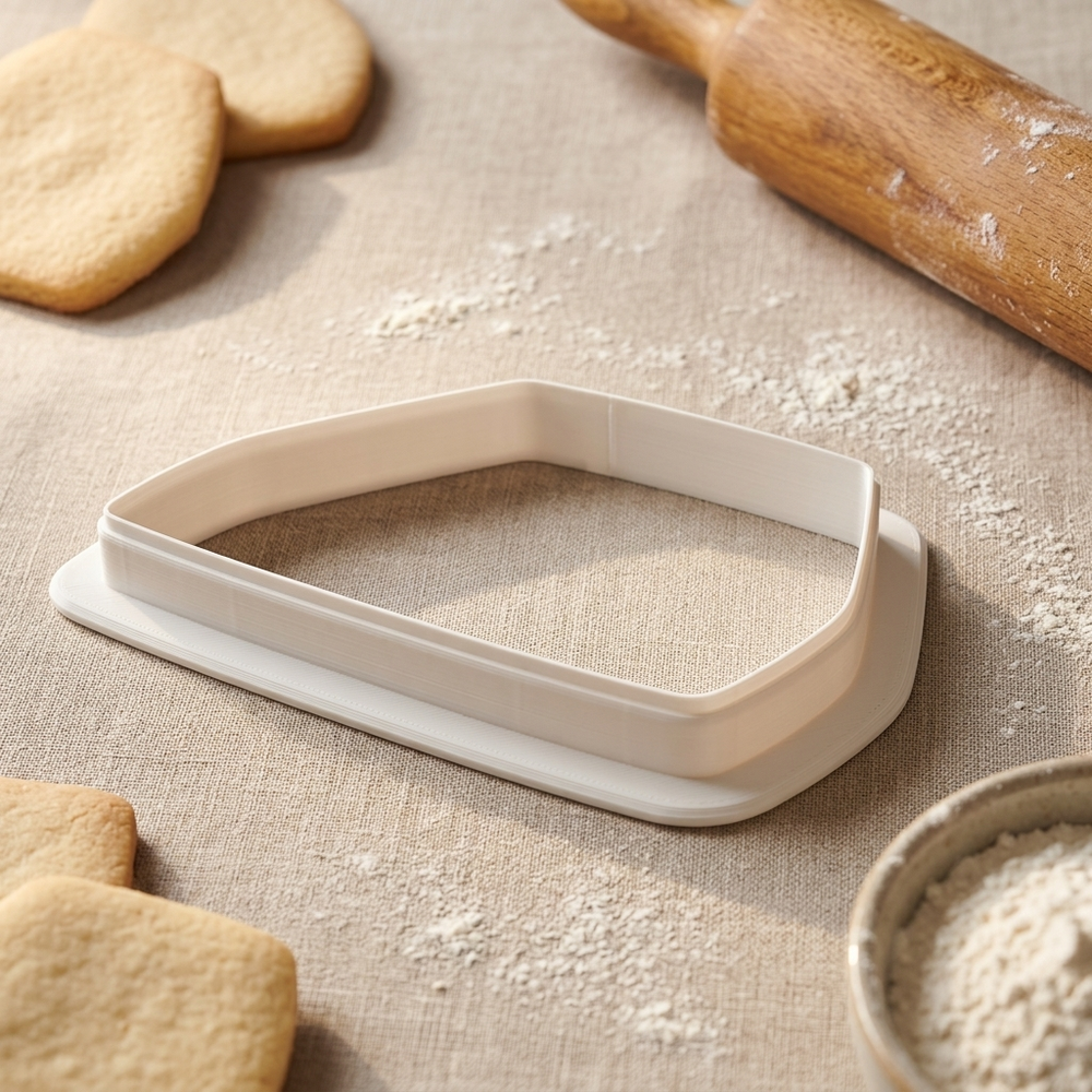 Admin Day Inbox Tray Cookie Cutter, 3D Printed Work Theme Cutter