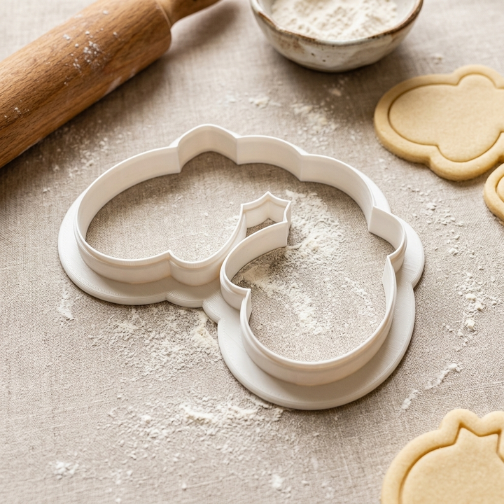 Winter Mitten Garland Cookie Cutter, 3D Printed South Asian Festival Cutter