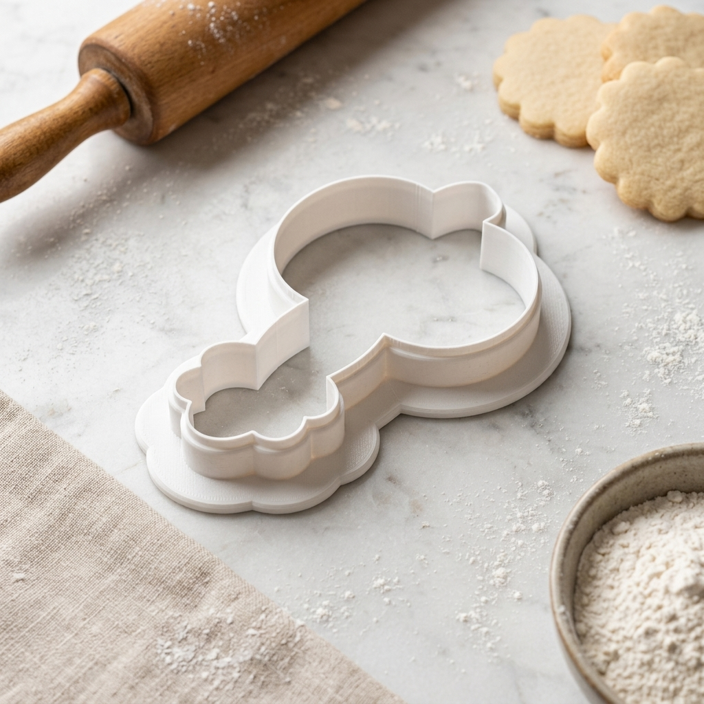 Little Pumpkin Baby Rattle Cookie Cutter, 3D Printed Baby Shower Cutter