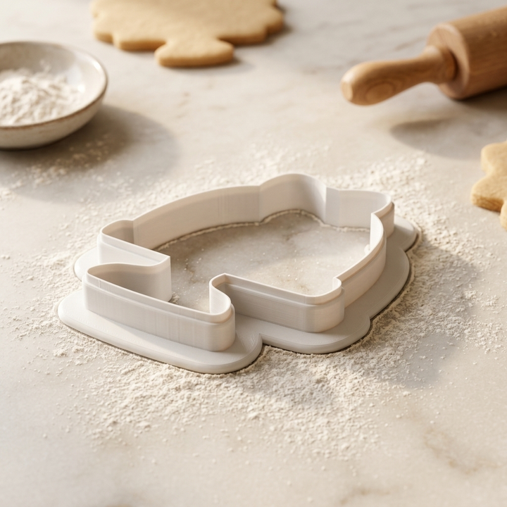 Baby Shower Cake Dome Cookie Cutter, 3D Printed Baby Shower Cutter