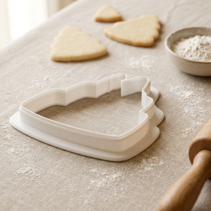 Construction Cone Cake Cookie Cutter, 3D Printed Birthday Party Cutter