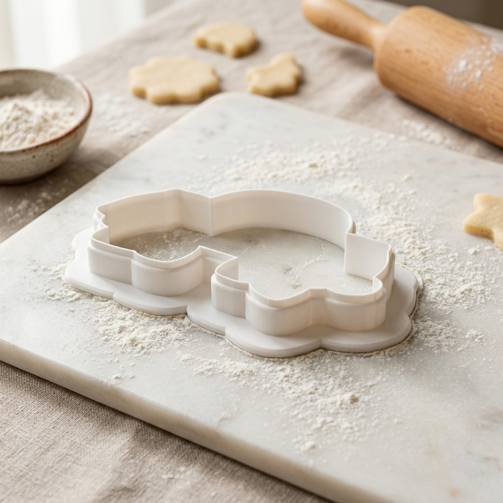 Sleepover Pillow Fort Cookie Cutter, 3D Printed Birthday Party Cutter
