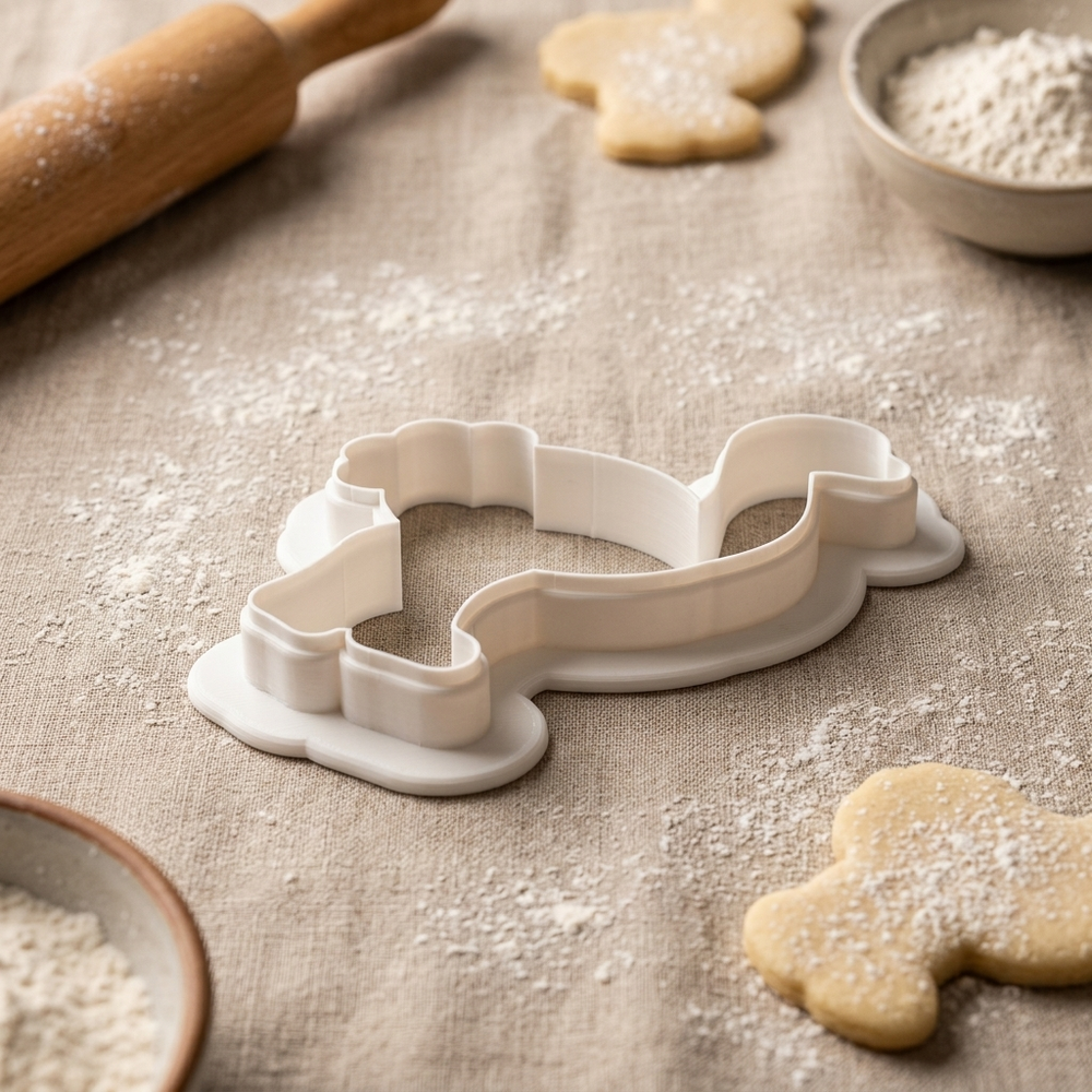 Ostrich Cookie Cutter, 3D Printed Birthday Party Cutter