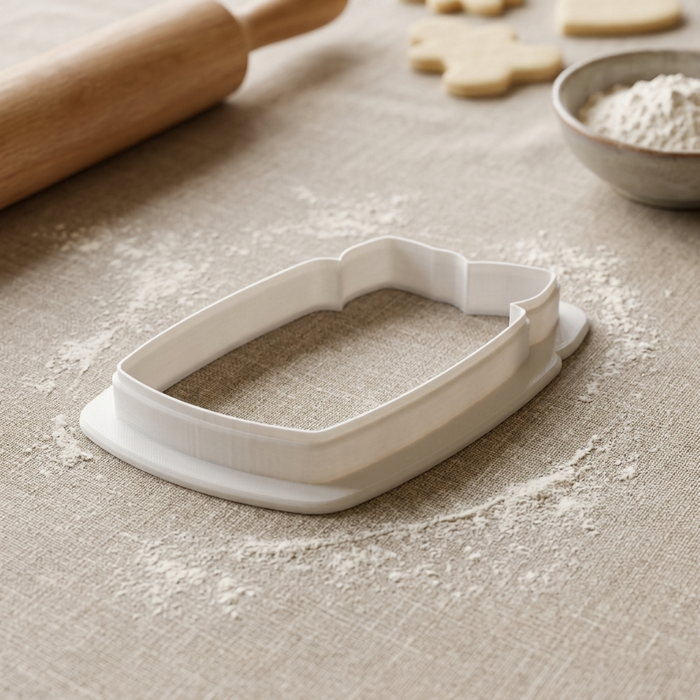 Tropical Tiki Mug Cookie Cutter, 3D Printed Tropical Party