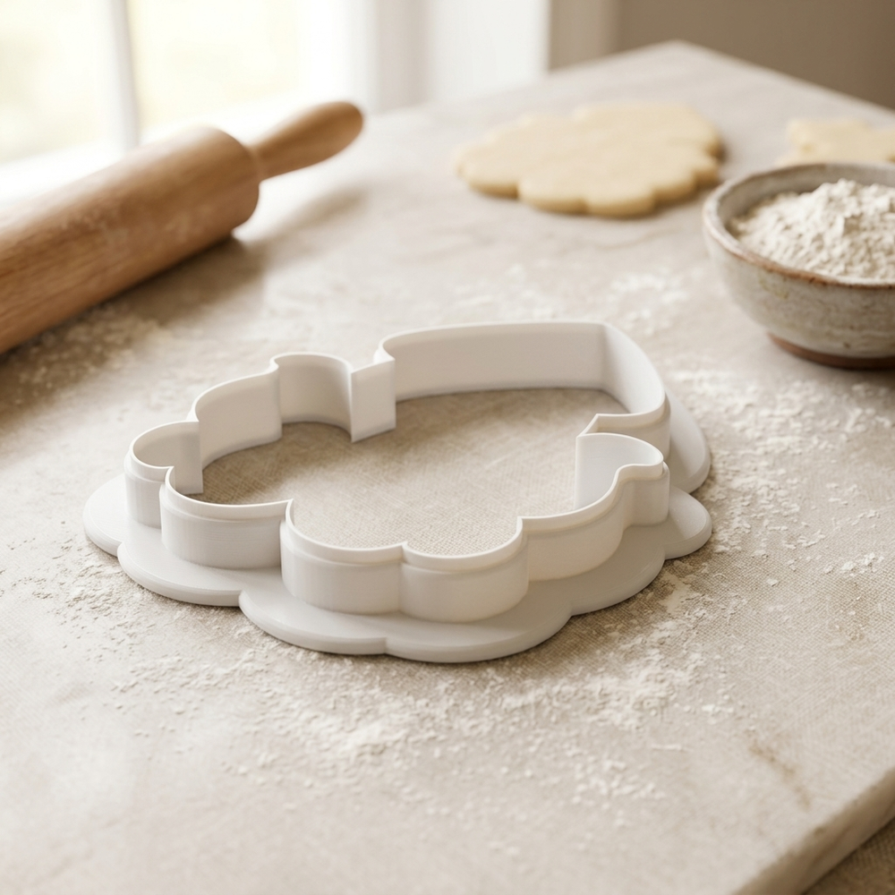 Squid Cookie Cutter, 3D Printed Birthday Party Cutter