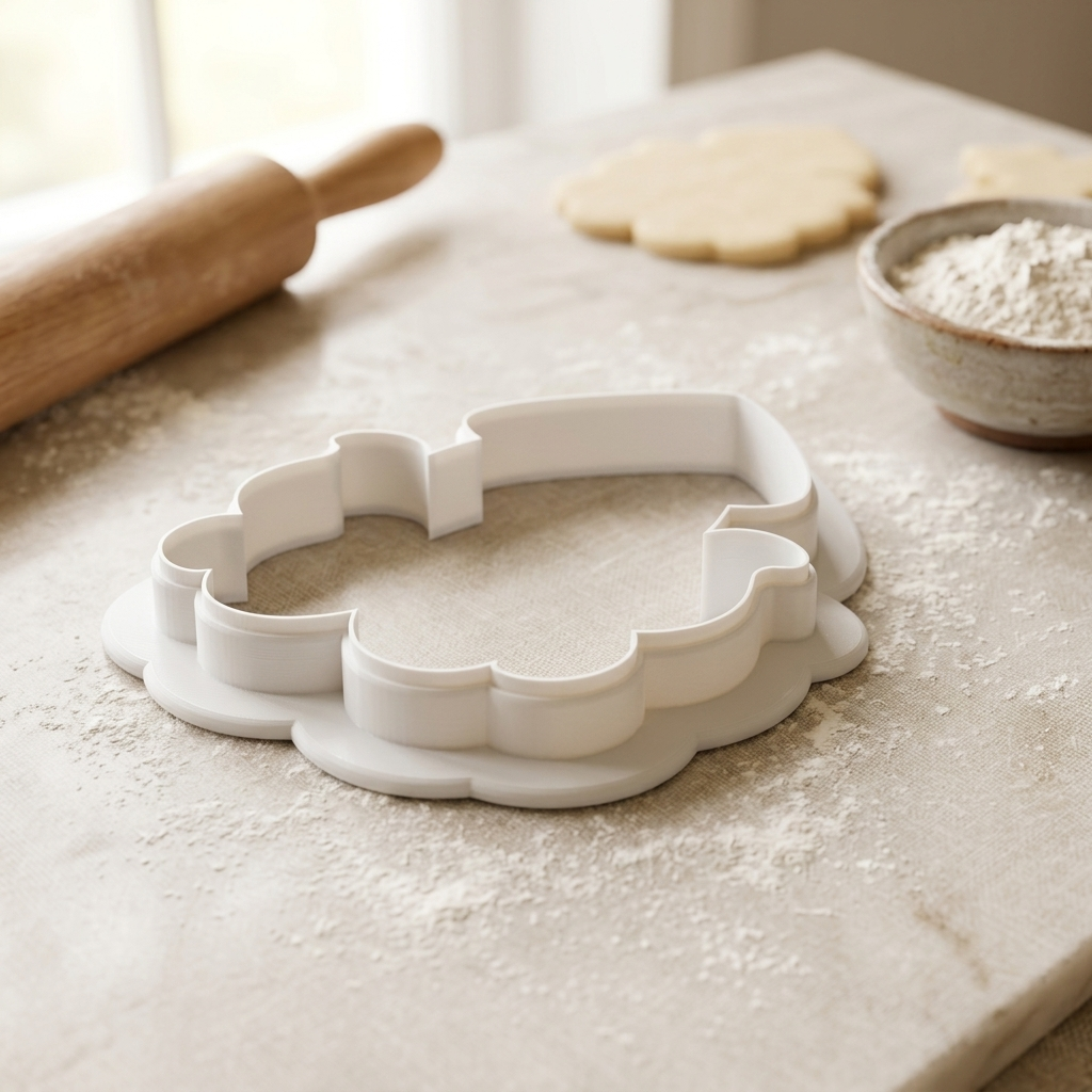 Squid Cookie Cutter, 3D Printed Birthday Party Cutter