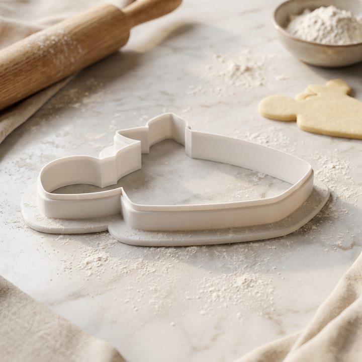 Pet Adoption Bandana Cookie Cutter, 3D Printed Animals Cutter