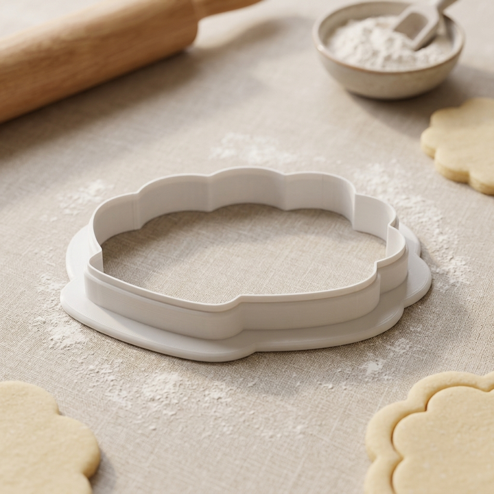 Madeleine Cookie Cutter, 3D Printed Wedding Cutter