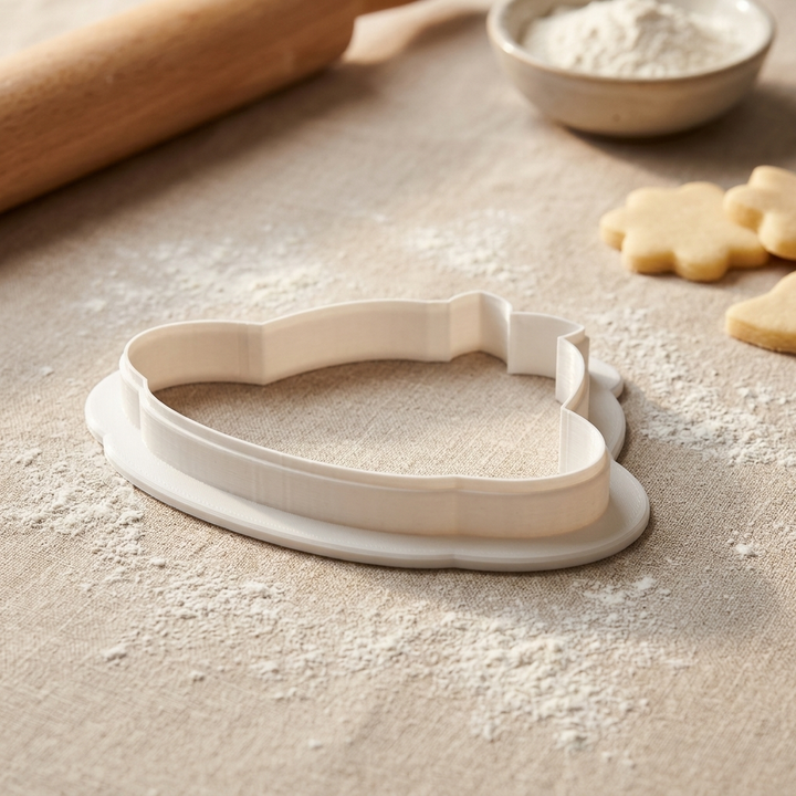 Panna Cotta Cookie Cutter, 3D Printed Food Theme Cutter