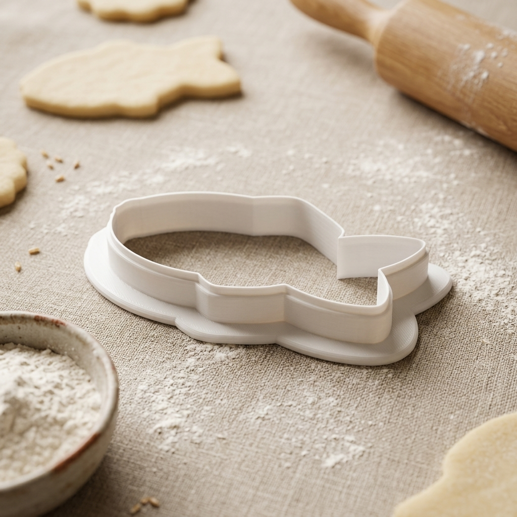 Taiyaki Fish Cake Cookie Cutter, 3D Printed Birthday Party Cutter