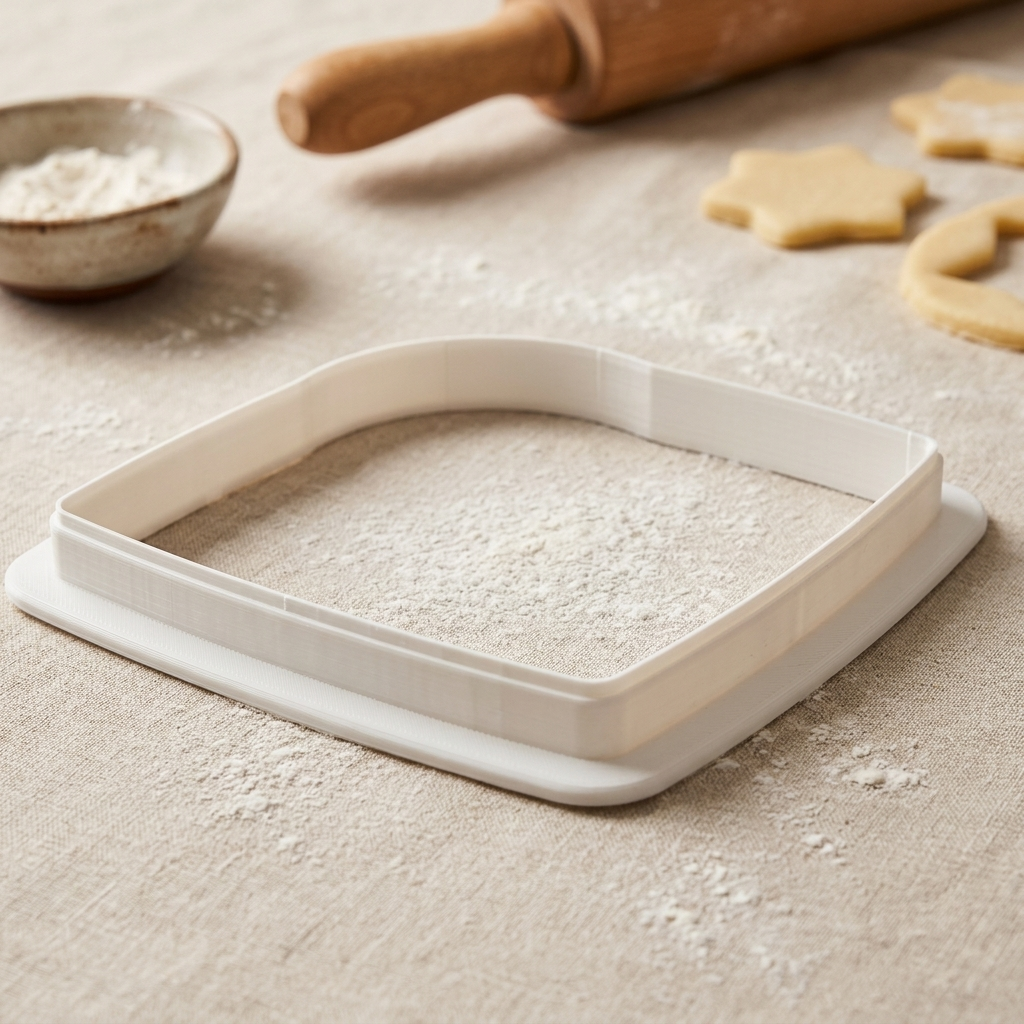 Lemon Bar Slice Cookie Cutter, 3D Printed Food Theme Cutter