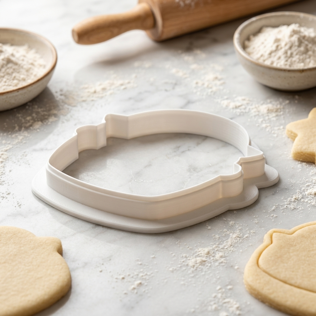 Peach Basket Cookie Cutter, 3D Printed Birthday Party Cutter
