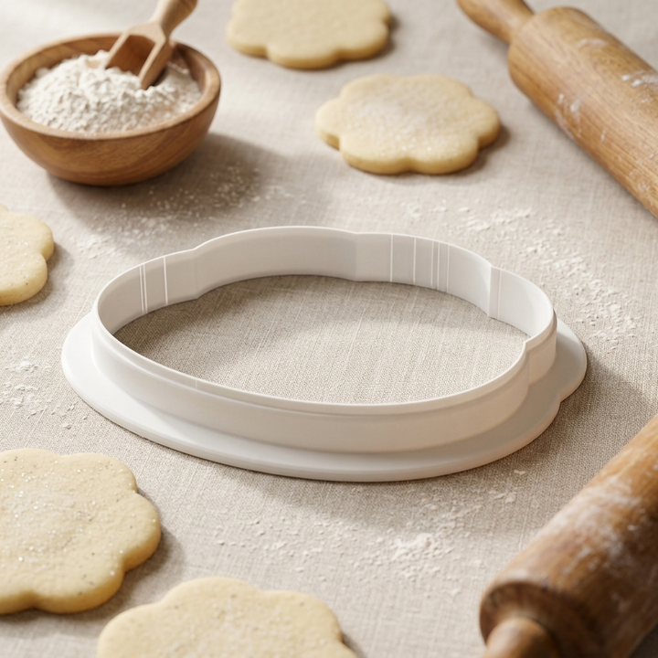 Brioche Bun Cookie Cutter, 3D Printed Food Theme Cutter