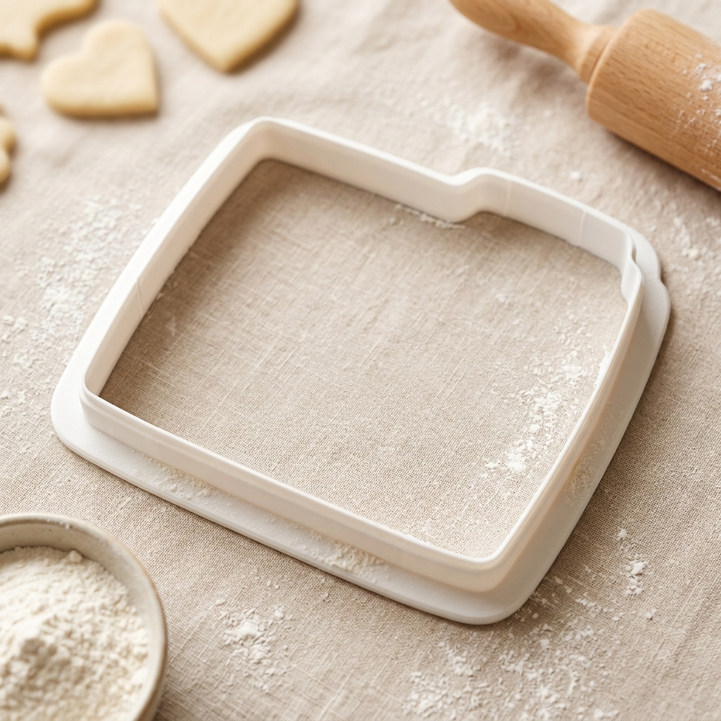 Scrapbook Tab Folder Cookie Cutter, 3D Printed Craft Theme Cutter