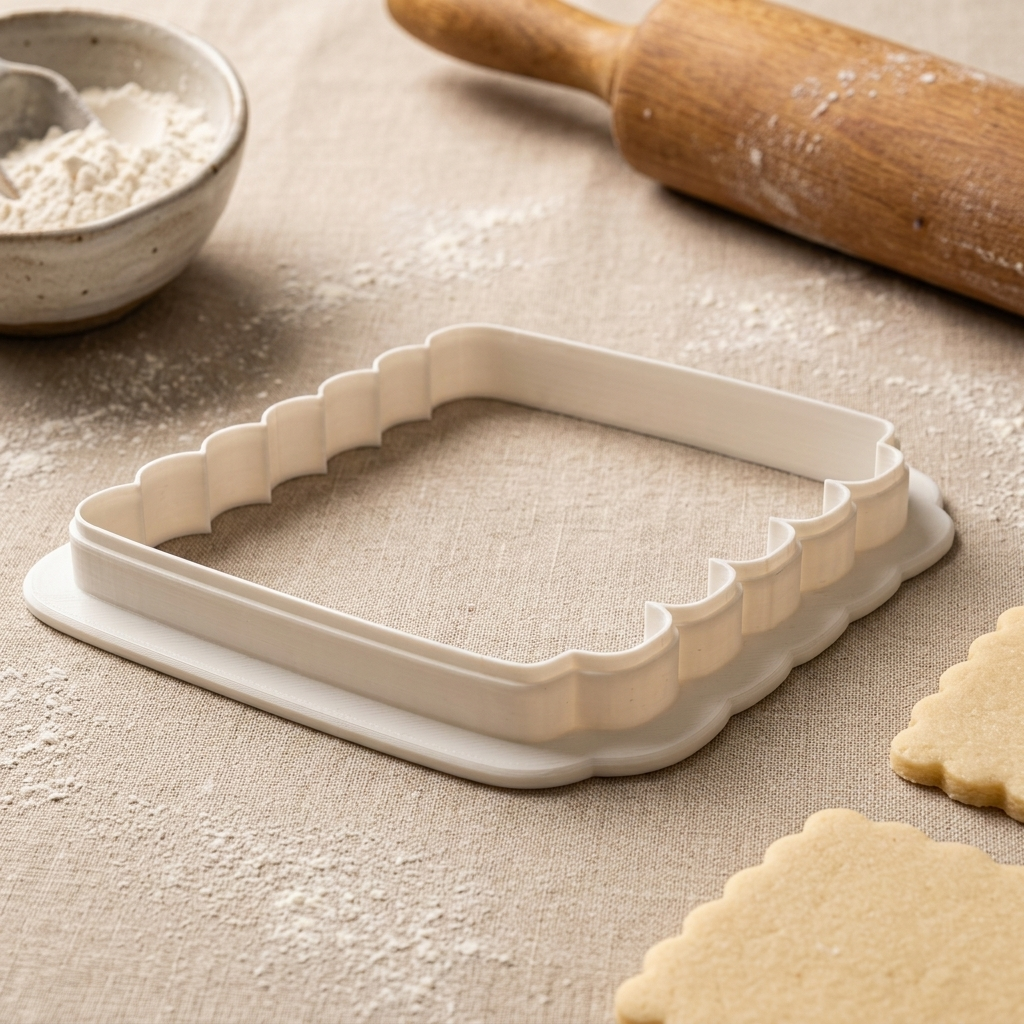 Planner Sticker Sheet Cookie Cutter, 3D Printed Food Theme Cutter
