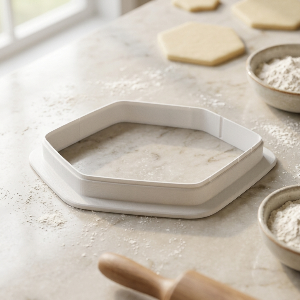 Color Puzzle Cube Cookie Cutter, 3D Printed Birthday Party Cutter