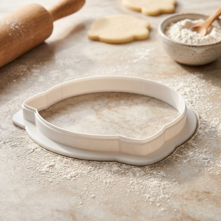 Mountain Summit Badge Cookie Cutter, 3D Printed Travel Theme Cutter