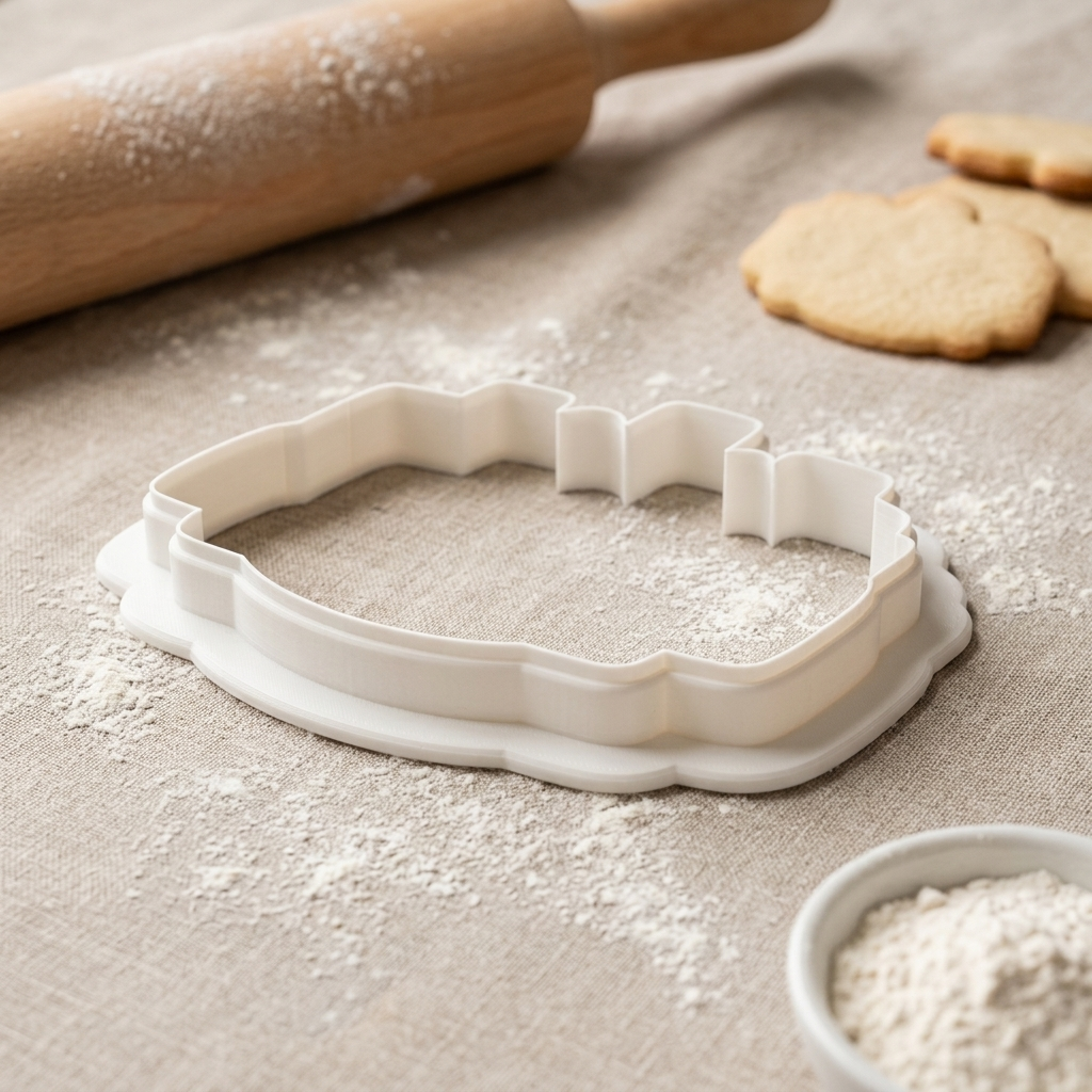 City Skyline Plaque Cookie Cutter, 3D Printed Birthday Party Cutter