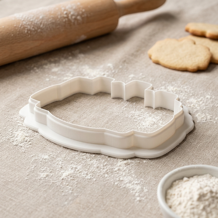 City Skyline Plaque Cookie Cutter, 3D Printed Birthday Party Cutter