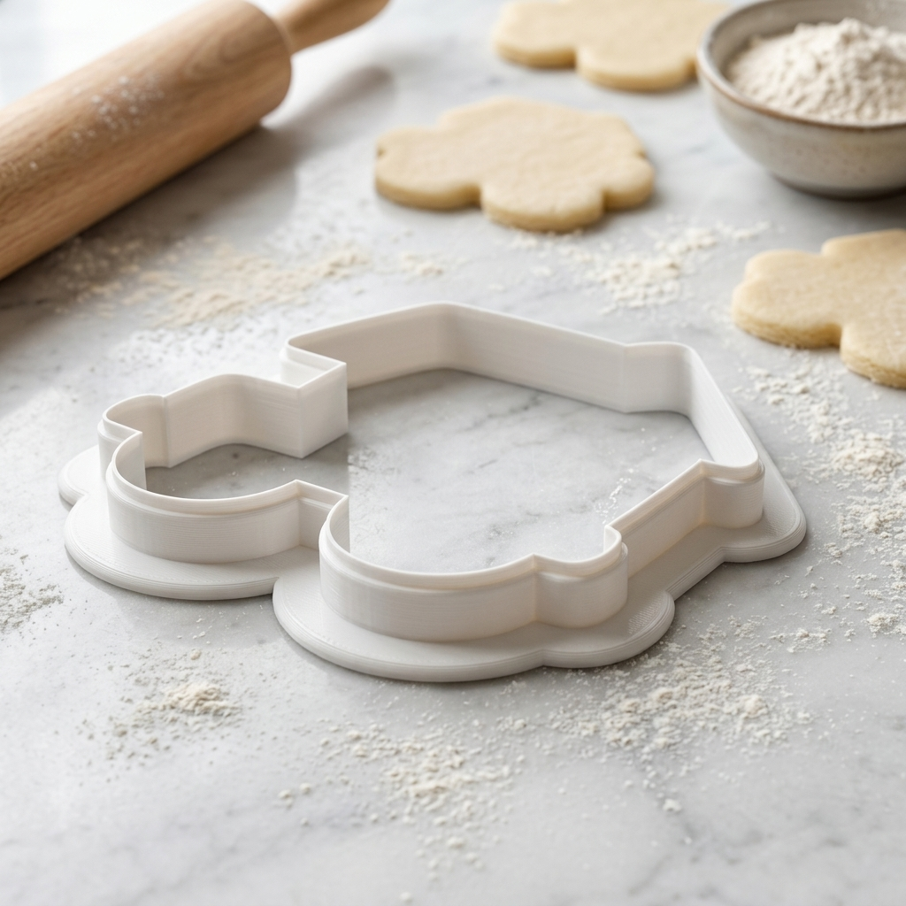 Tiny House Trailer Cookie Cutter, 3D Printed Travel Theme Cutter