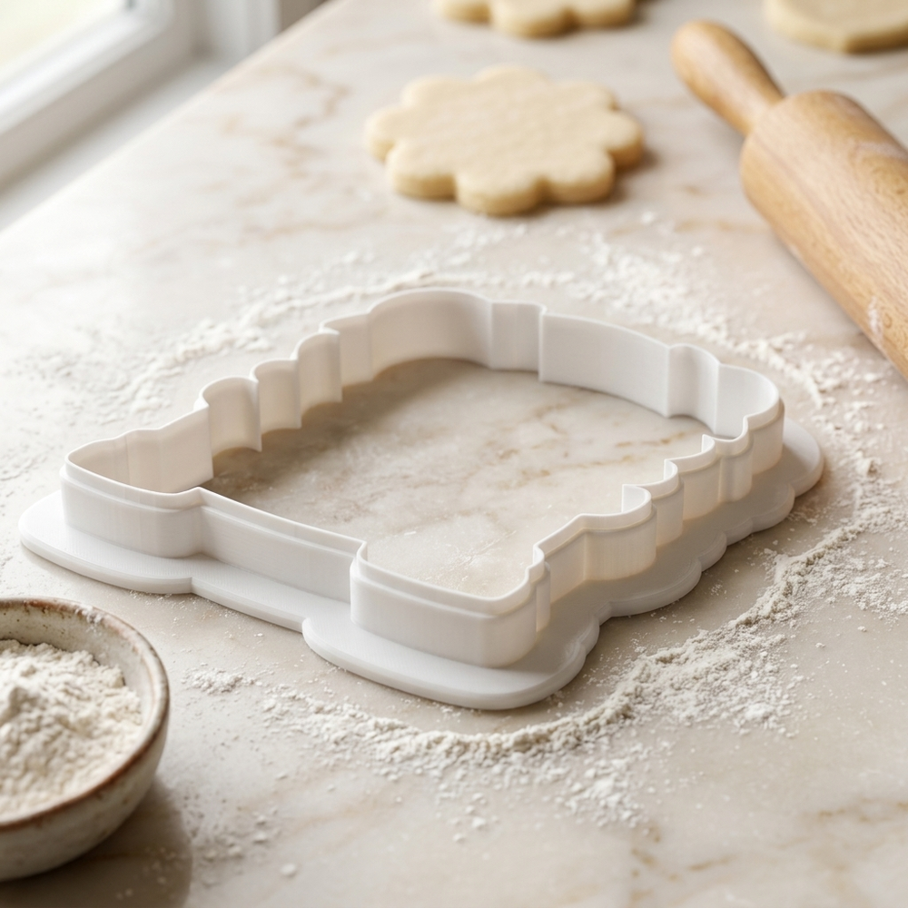 Garden Party Trellis Cookie Cutter, 3D Printed Wedding Cutter