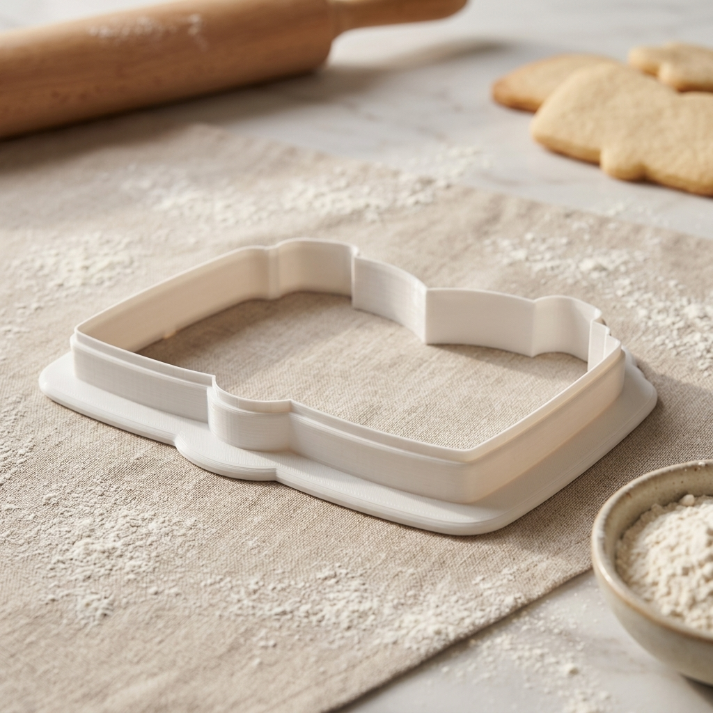 Holiday Caroling Songbook Cookie Cutter, 3D Printed South Asian Festival Cutter