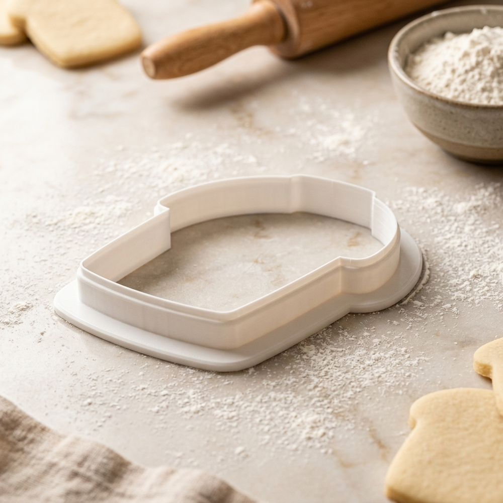 Eco Compost Pail Cookie Cutter, 3D Printed Garden Theme Cutter