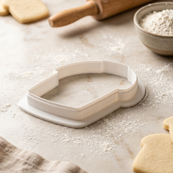 Eco Compost Pail Cookie Cutter, 3D Printed Garden Theme Cutter