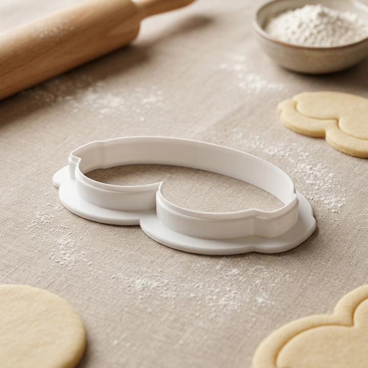 Lab Safety Goggles Cookie Cutter, 3D Printed STEM Theme Cutter