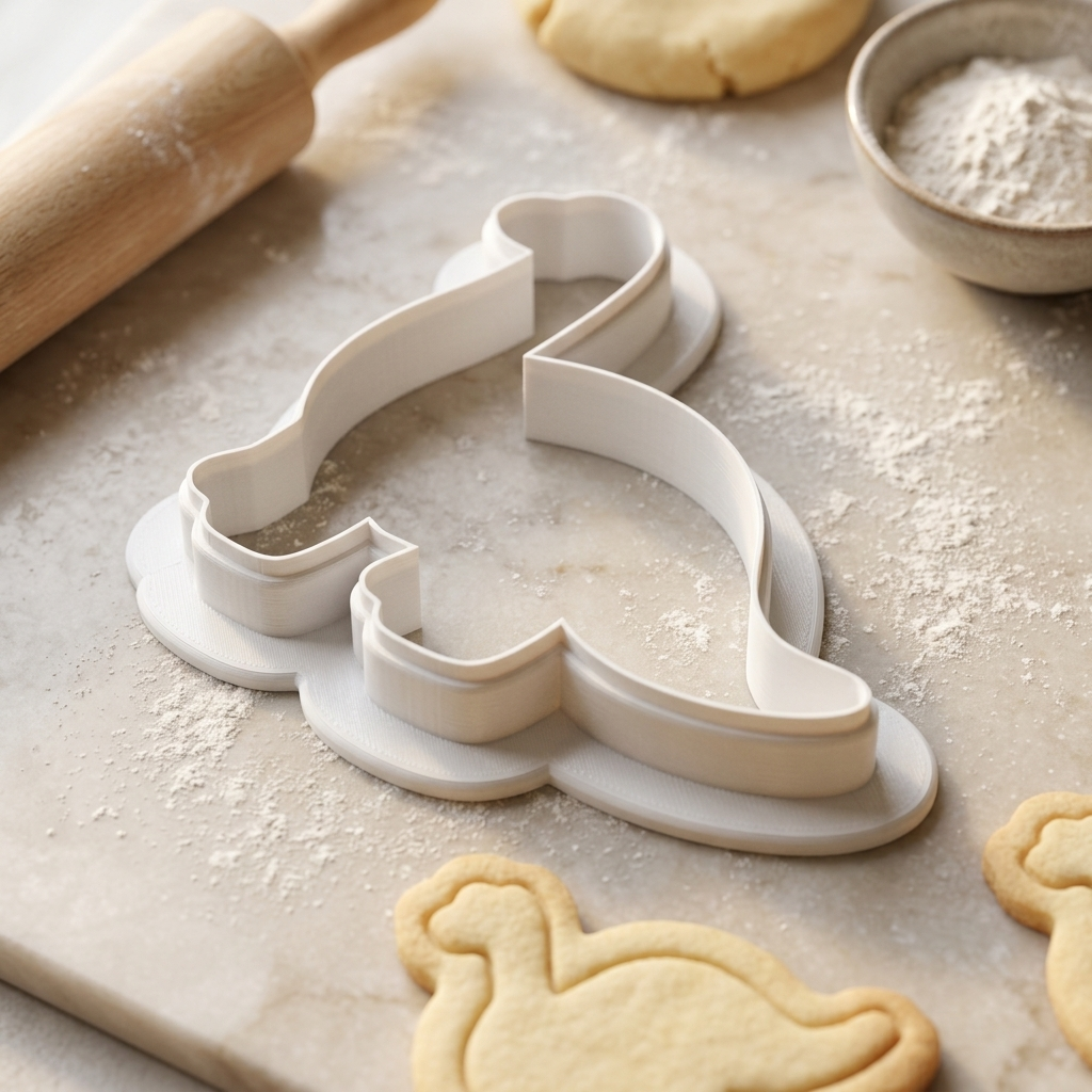 Brachiosaurus Dinosaur Cookie Cutter, 3D Printed Birthday Party Cutter