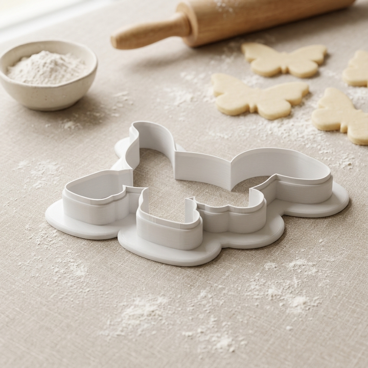 Velociraptor Dinosaur Cookie Cutter, 3D Printed Birthday Party Cutter
