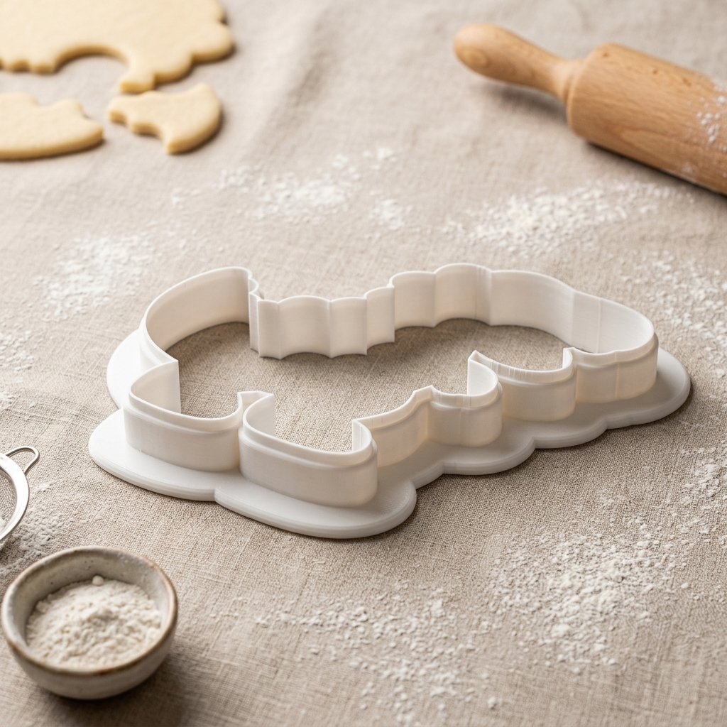 Allosaurus Dinosaur Cookie Cutter, 3D Printed Birthday Party Cutter