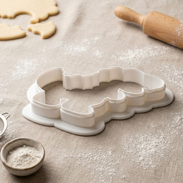 Allosaurus Dinosaur Cookie Cutter, 3D Printed Birthday Party Cutter