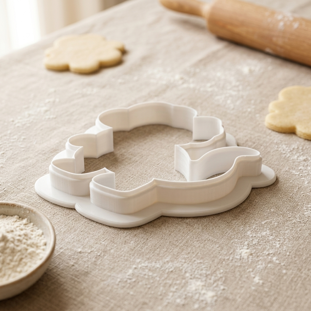 Dilophosaurus Dinosaur Cookie Cutter, 3D Printed Birthday Party Cutter