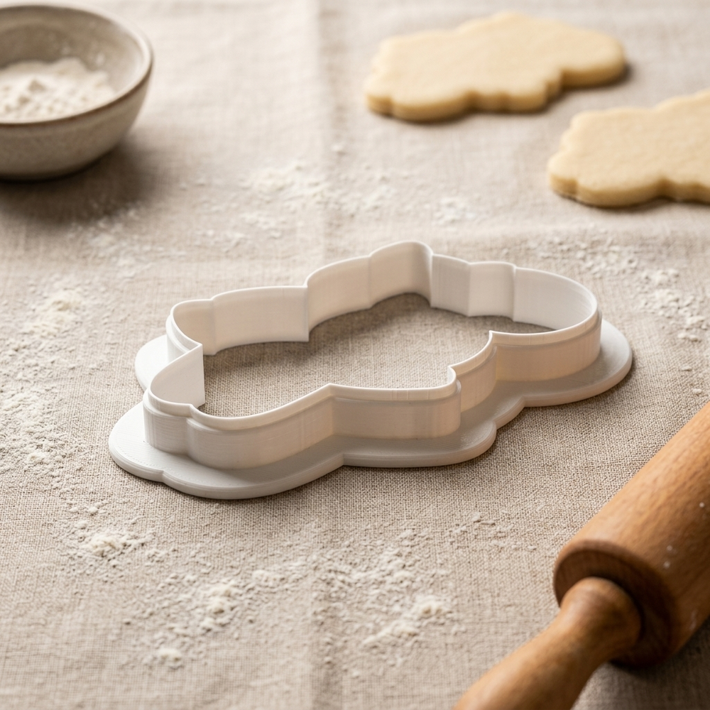 Ballerina Squirrel Cookie Cutter, 3D Printed Ballet Recital Design