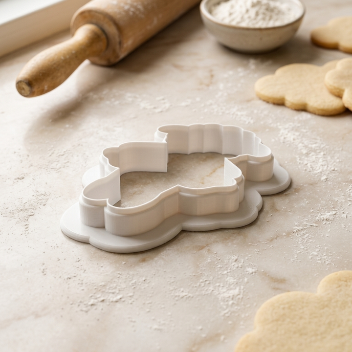 Ballerina Lamb Cookie Cutter, 3D Printed Ballet Recital Design