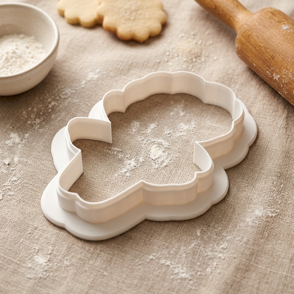 Ballerina Lion Cub Cookie Cutter, 3D Printed Ballet Recital Design