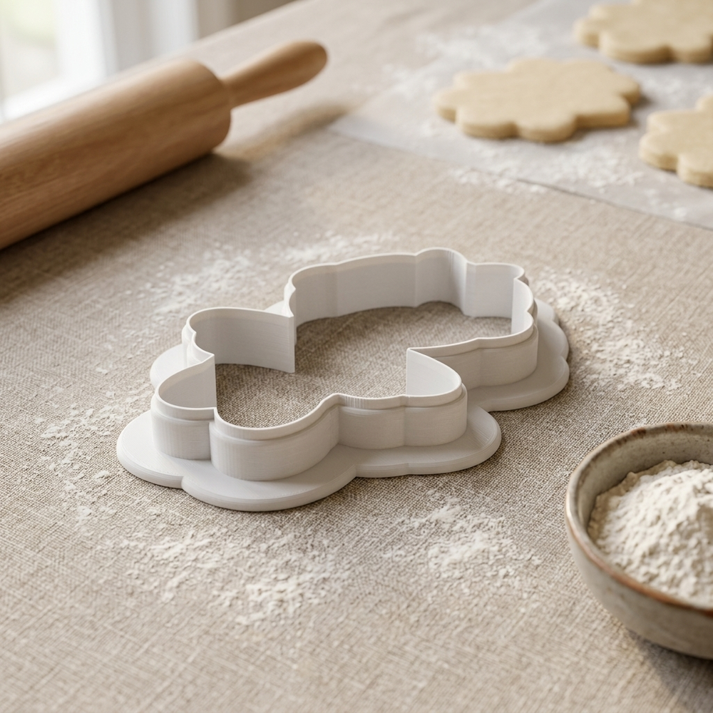 Ballerina Monkey Cookie Cutter, 3D Printed Ballet Recital Design