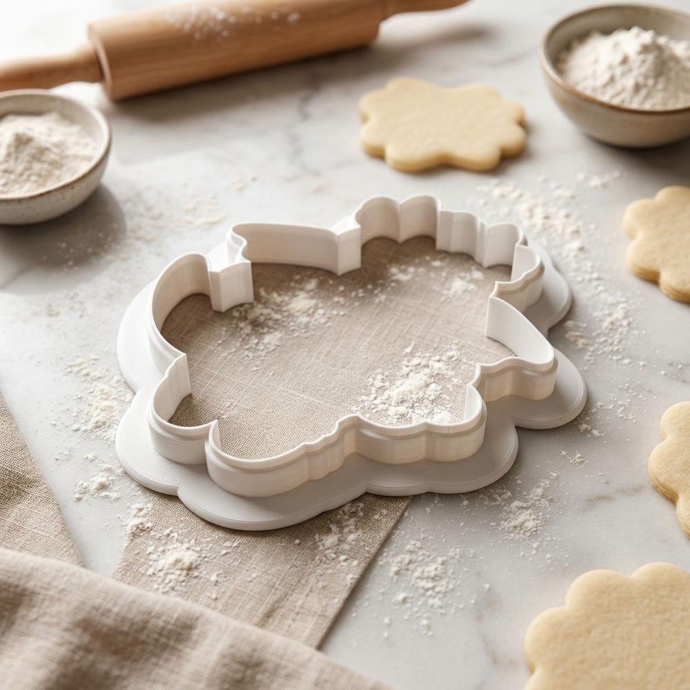 Ballerina Dragon Cookie Cutter, 3D Printed Fantasy Ballet Design
