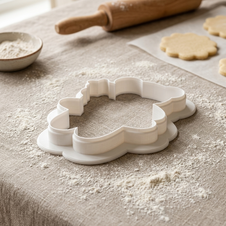 Ballerina Teddy with Star Wand Cookie Cutter, 3D Printed Ballet Recital Design