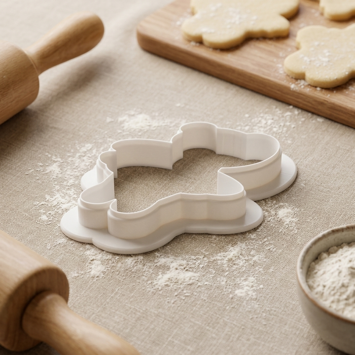 Ballerina Bear Recital Pose Cookie Cutter, 3D Printed Dance Recital Design