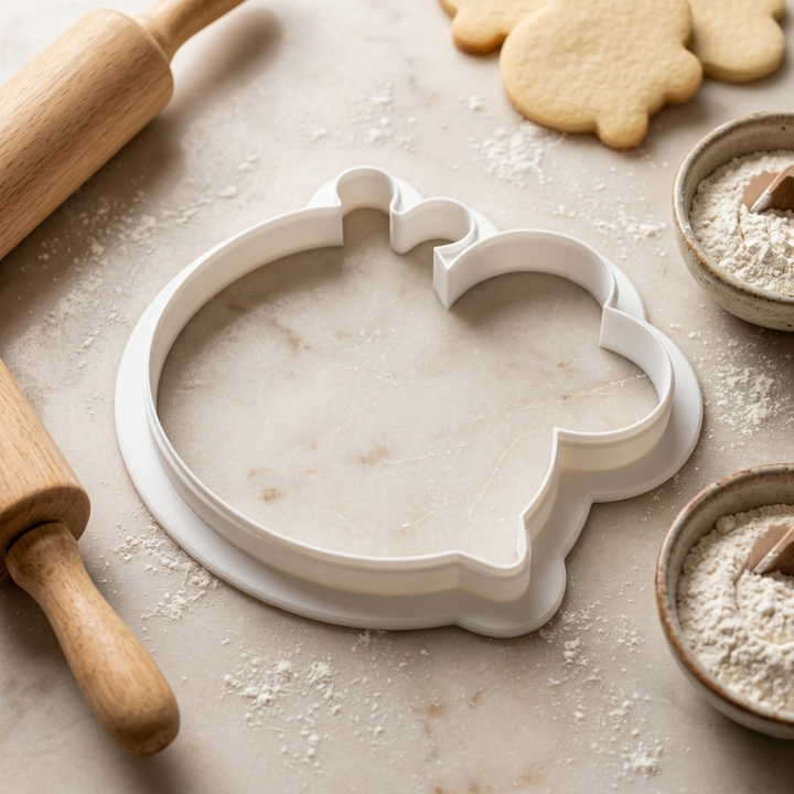 Chubby Bee Cookie Cutter, 3D Printed Garden Design