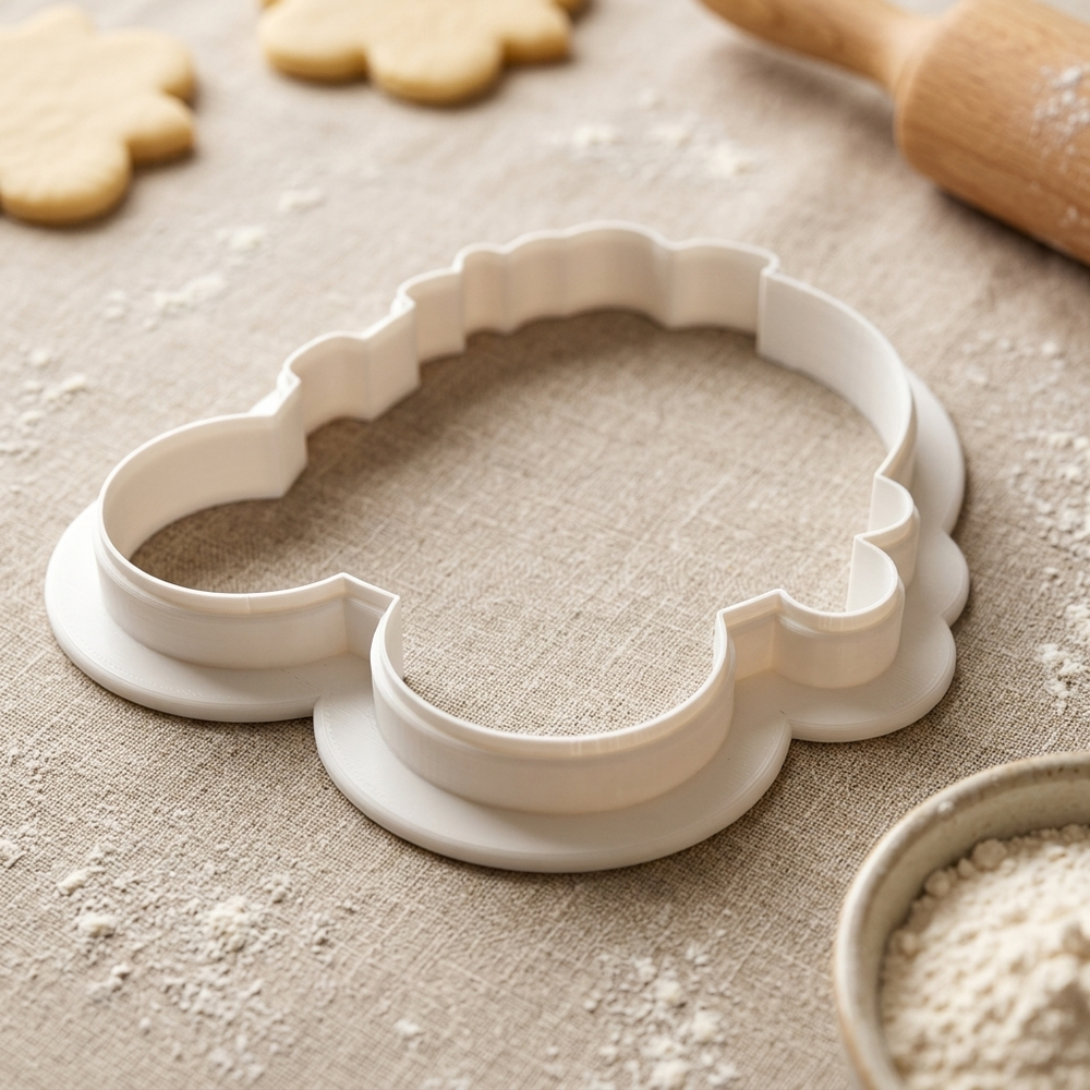 Flower Cart Flower Stand Cookie Cutter, 3D Printed Mother’s Day Design