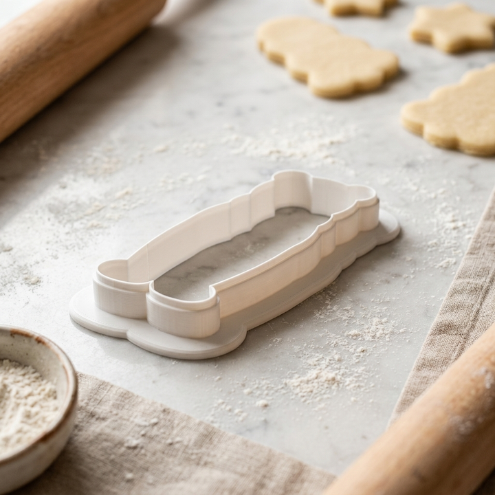 Tall Skinny Bear Cookie Cutter, 3D Printed Animal Design