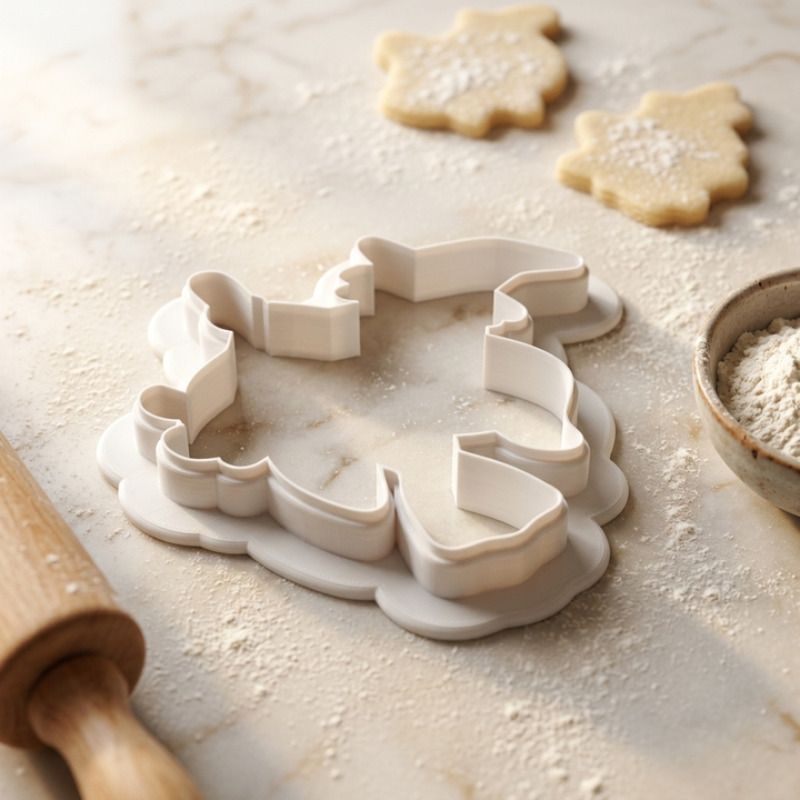 Wicked Witch Cookie Cutter, 3D Printed Halloween Design